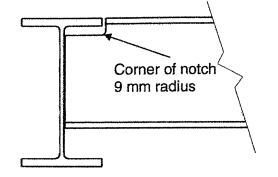 Notching Example Notching of steel members